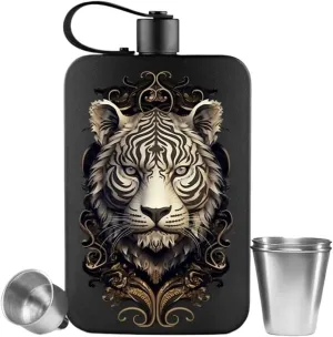Small Flasks Portable Flasks for Liquor for Men Travel Camping Bar Tools 18Oz Stainless Steel Flasks (Color : A)