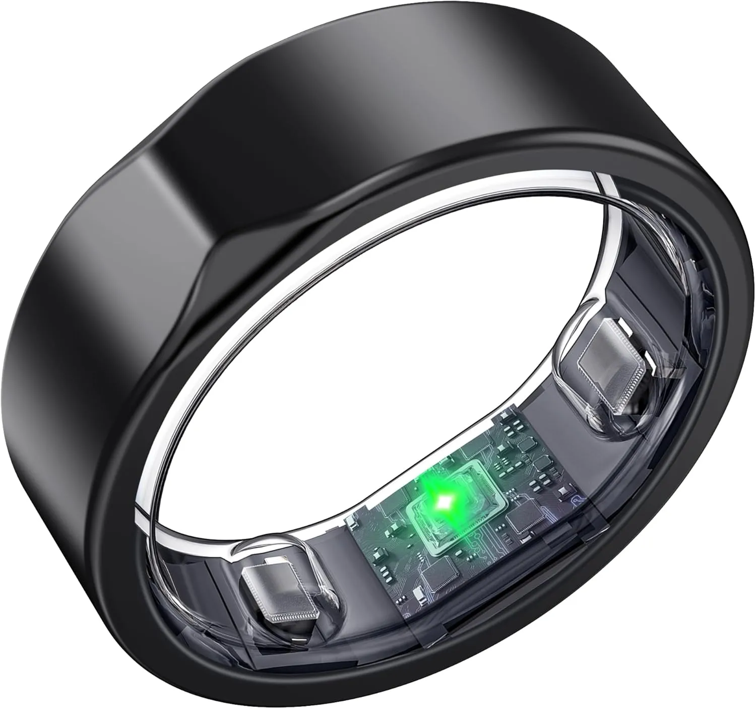 Smart Ring-Size First Before You Buy, No APP Subscription,7-10 Days of Use,Sleep & Activity Real-Time Monitor, Stress/Heart Rate/SPO₂ Tracker, Compatible with iOS and Android (Black, 13)