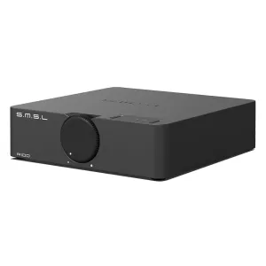 SMSL A100 Amplifier Home Audio, Stereo Amplifier Uses Infineon's Power Amplifier Chip MA12070, 2 * 80W Output Power, USB Multi-Device Support, Bluetooth 5.0 with Circuit Protection