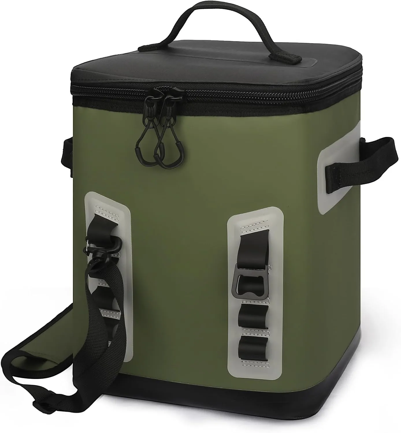 Soft Cooler 6Can to 28Can, Portable/Single Shoulder/Backpack Ice Chest Box, Dry & Wet Compartment Design, Built-in Bottle Opener, Suitable for Lunch, Beach, Travel, Camping