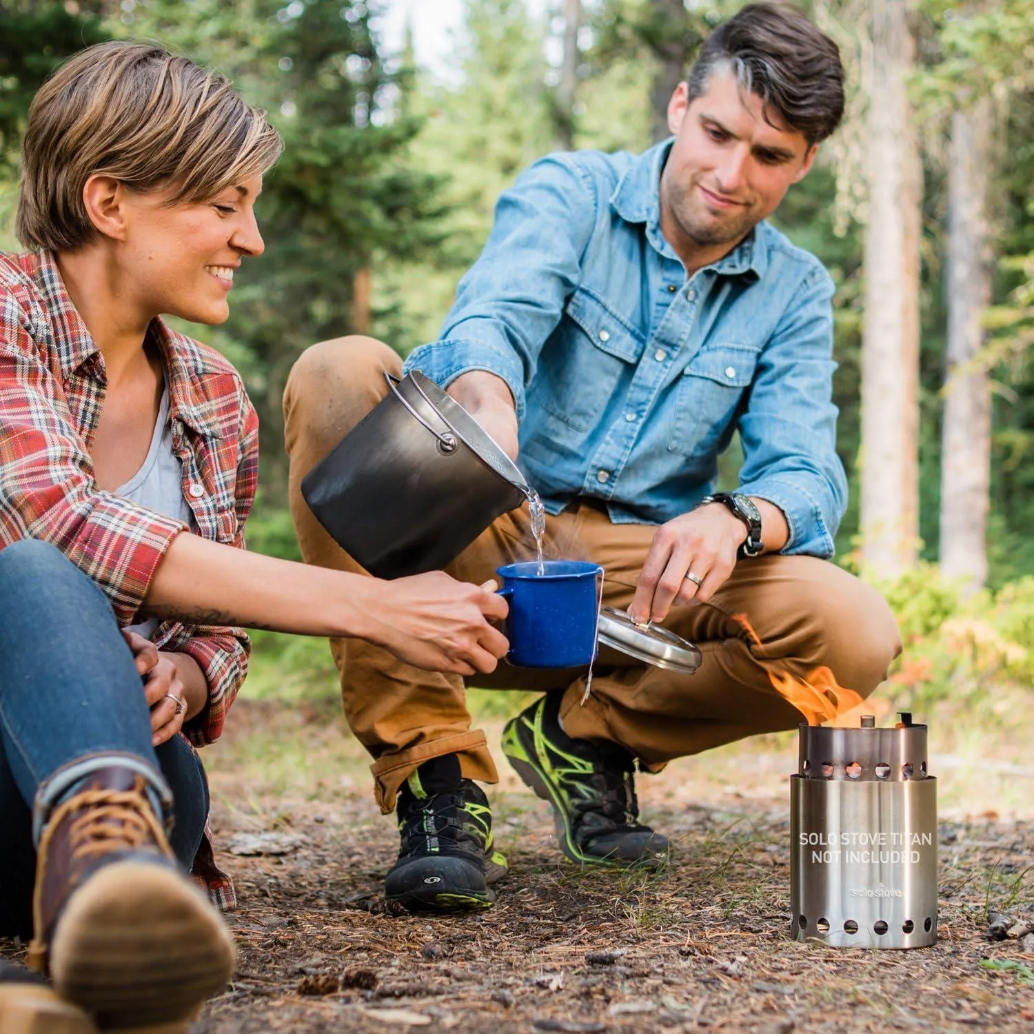 Solo Stove Pot 900/1800/4000 Stainless Steel Companion Pots | Designed for use with Lite/Titan/Campfire Solo Stoves