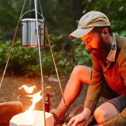 Solo Stove Pot 900/1800/4000 Stainless Steel Companion Pots | Designed for use with Lite/Titan/Campfire Solo Stoves