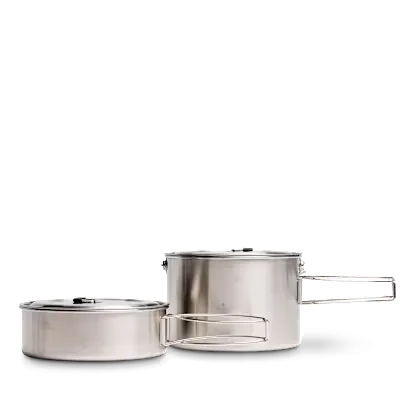 Solo Stove Pot 900/1800/4000 Stainless Steel Companion Pots | Designed for use with Lite/Titan/Campfire Solo Stoves