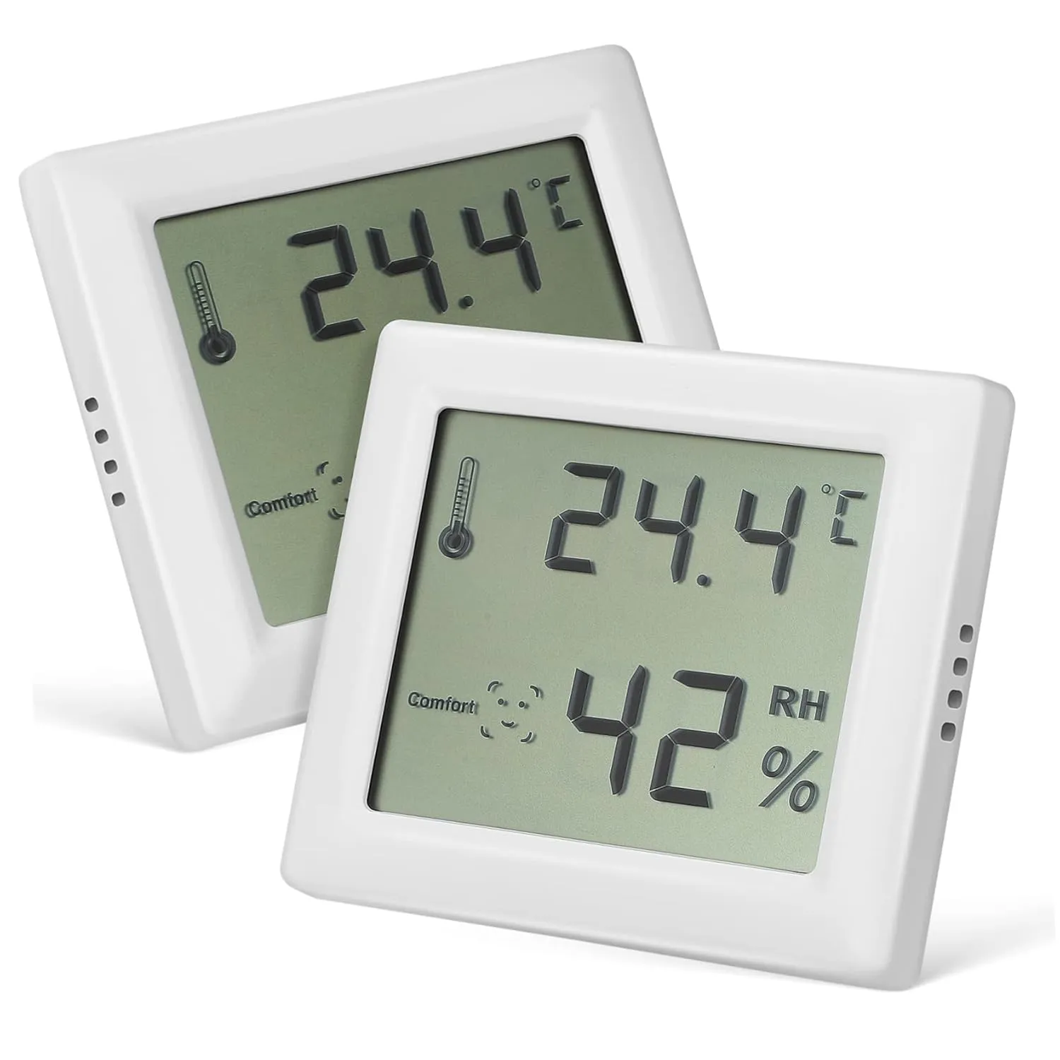 Sosoport 3sets -one Room Thermometer Hygrometer Digital Climate Monitor Large Display for Home Office 2pcs*3