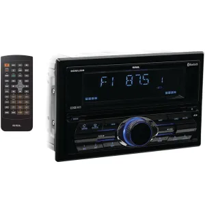 SOUNDSTORM DDML28B Double-DIN In-Dash Mechless Digital Media AM/FM Receiver with Bluetooth(R)