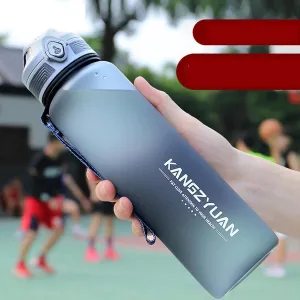 Sports Water Bottle, Removable Filter, Fast Flow, Clamshell Leak Proof Durable, BPA Free and Non-Toxic