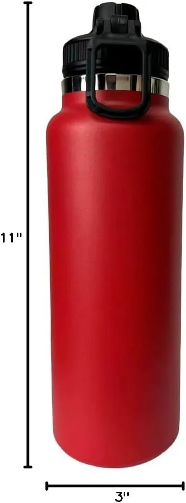 Stainless Steel Water Bottle | Leakproof, Durable & BPA-Free | Double-Wall Insulation for Hot & Cold Drinks | Wide Mouth, Perfect for Travel & Workouts