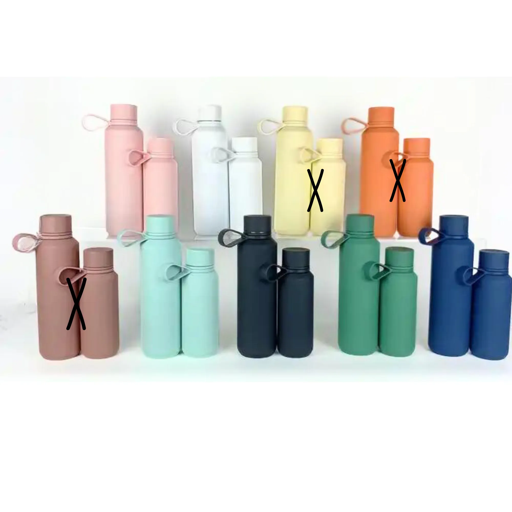 Stainless Steel Water Bottle with Loop 12oz