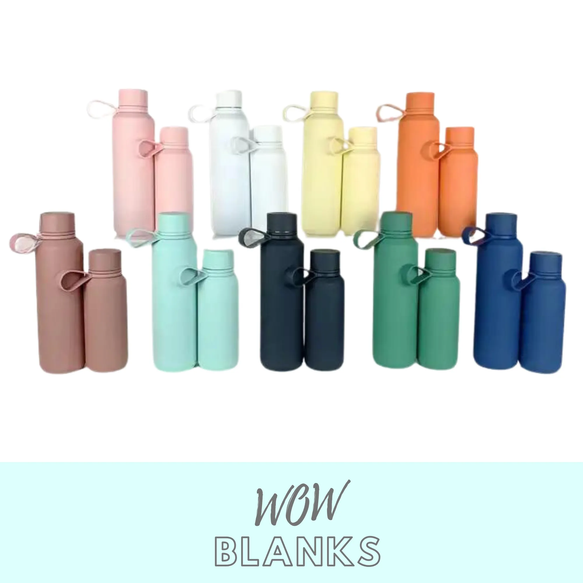 Stainless Steel Water Bottle with Loop 12oz