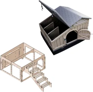 Standard Chicken Coop & Stand with Stairs