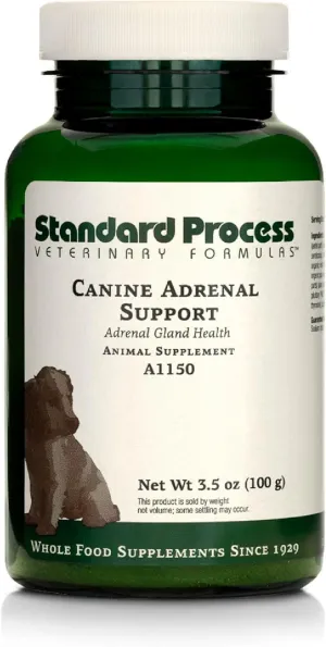 Standard Process Canine Adrenal Support - Nutritional Canine Supplement for Liver & Kidney Support - Powder Formula to Aid Dog's Adrenal Glands & Health - 100 g