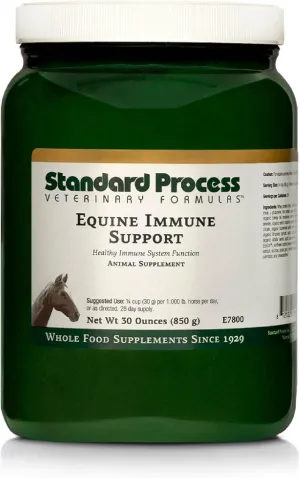 Standard Process Inc. Equine Immune Support - Dietary Supplement for Equine Health - Immune System Support with Vitamin A & Whey Protein - Whole-Food Based Horse Supplement - 850 g