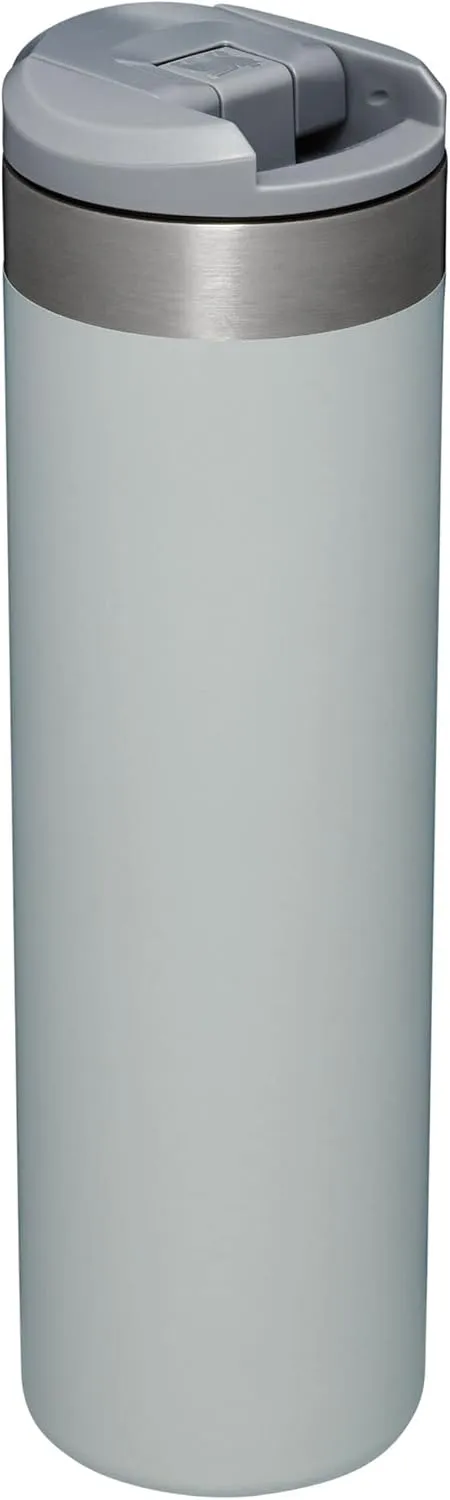 Stanley AeroLight Transit Bottle 20 oz | Locking Drink Through Lid | Leak Resistant Water Bottle or Coffee Travel Mug | Lightweight Insulated Stainless Steel | BPA-Free | Fog Glimmer