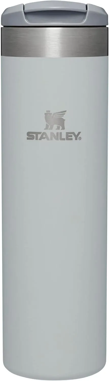 Stanley AeroLight Transit Bottle 20 oz | Locking Drink Through Lid | Leak Resistant Water Bottle or Coffee Travel Mug | Lightweight Insulated Stainless Steel | BPA-Free | Fog Glimmer