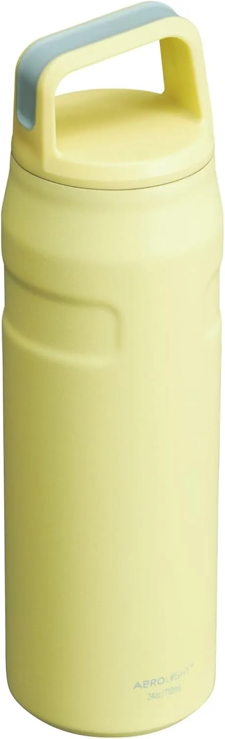 Stanley IceFlow Cap and Carry Water Bottle | Wide Mouth Twist Lid | Lightweight & Leakproof for Travel & Sports | Insulated Stainless Steel | BPA-Free