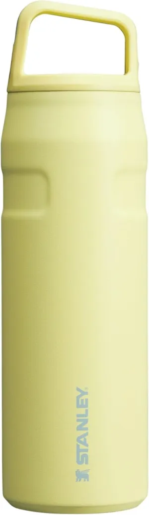 Stanley IceFlow Cap and Carry Water Bottle | Wide Mouth Twist Lid | Lightweight & Leakproof for Travel & Sports | Insulated Stainless Steel | BPA-Free