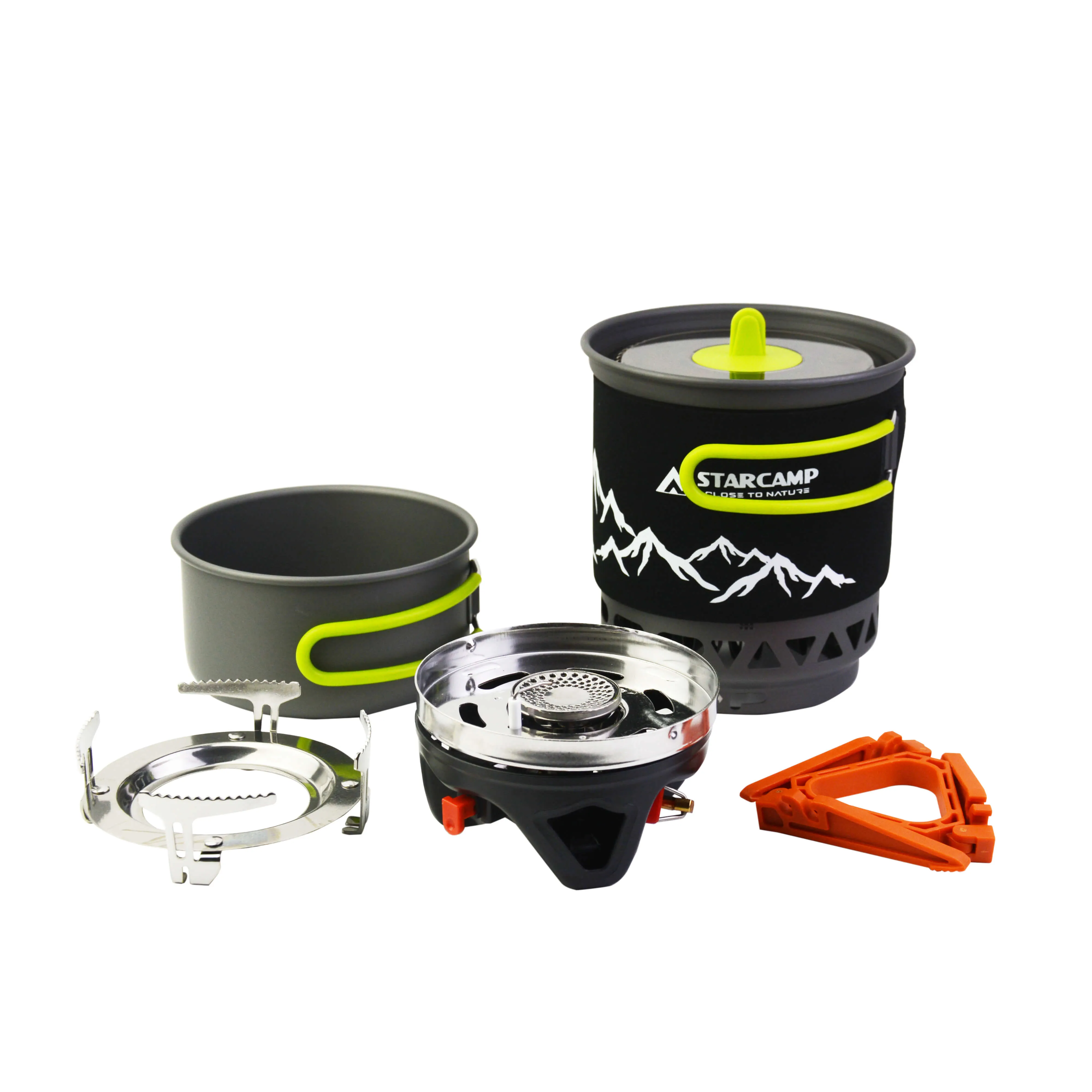 STARCAMP 1000 500ml Outdoor Camping Cooking System Hiking Fastboil Jet Cooker Gas Stove