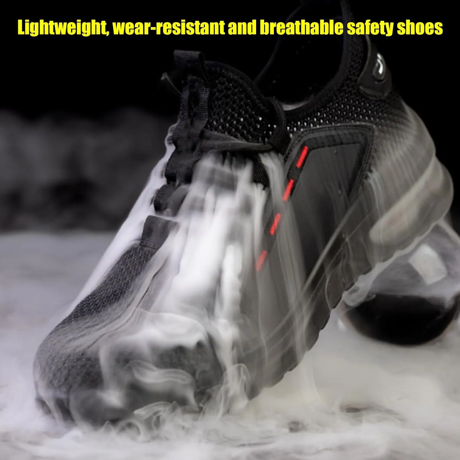 Steel Toe Indestructible Shoes Men Women Lightweight Puncture Resistant Safety Work Shoes Sneakers for Construction Working Breathable