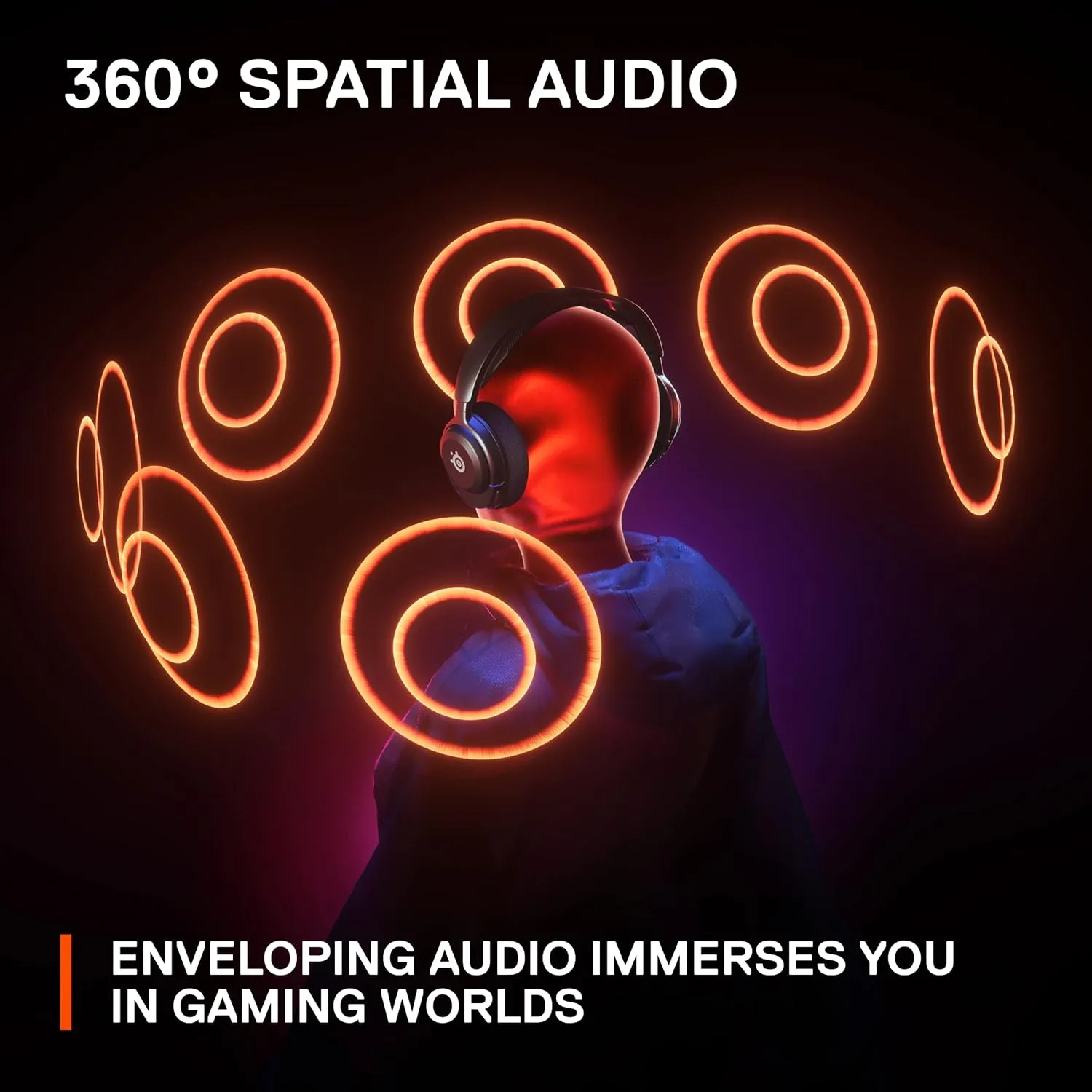 SteelSeries Arctis Nova 4P Wireless Multi-Platform Gaming Headset — 360° Spatial Audio — 2.4GHz High-Speed Wireless — 36 Hr Battery — USB-C — Gen 2 Mic — PlayStation, PC, PSVR 2, Switch