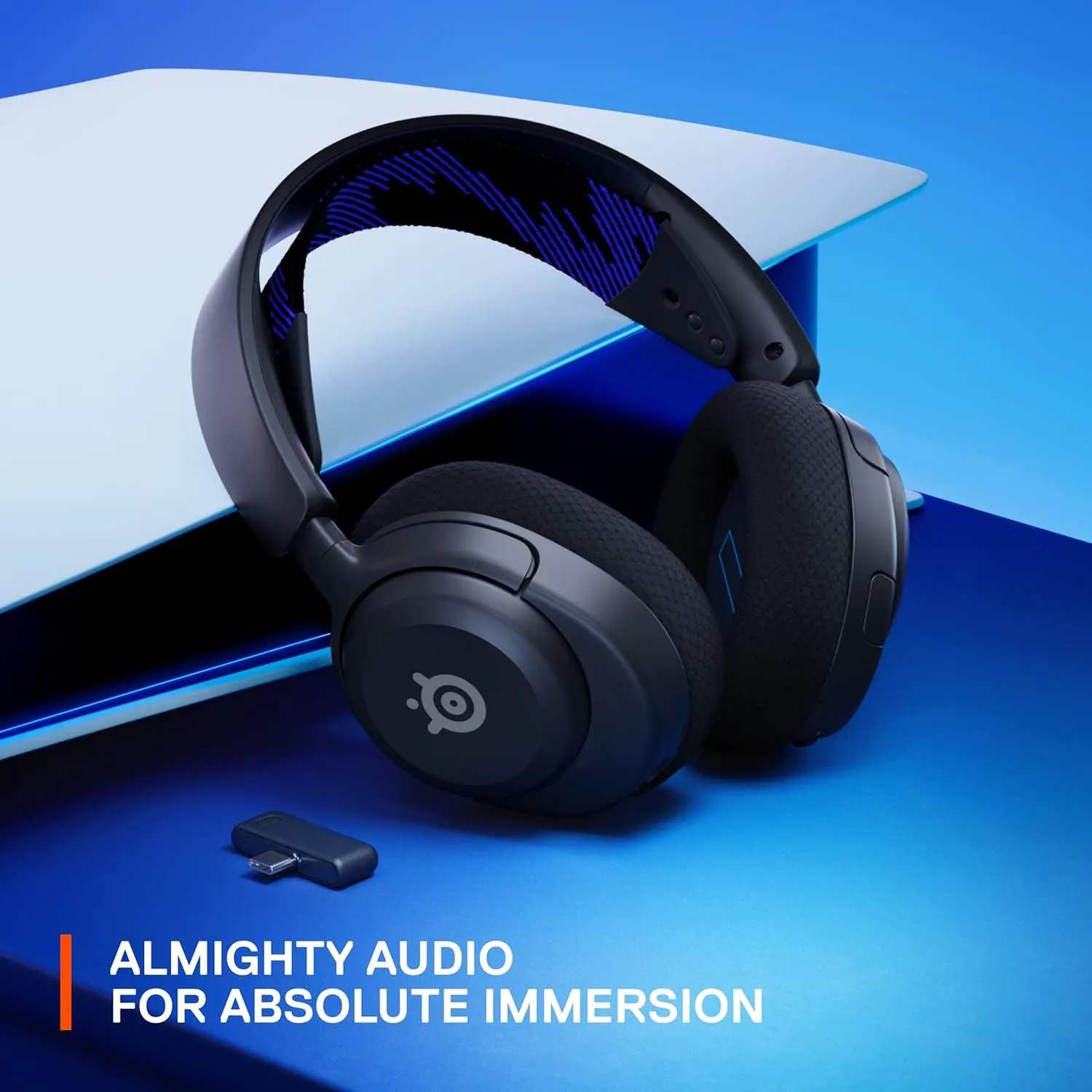 SteelSeries Arctis Nova 4P Wireless Multi-Platform Gaming Headset — 360° Spatial Audio — 2.4GHz High-Speed Wireless — 36 Hr Battery — USB-C — Gen 2 Mic — PlayStation, PC, PSVR 2, Switch