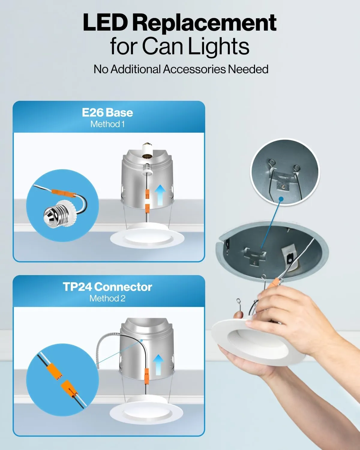 Sunco 12 Pack LED Recessed Lighting 6 Inch, LED Can Lights Retrofit Lighting Downlight, 965 LM, 4000K Cool White, Dimmable, Baffle Trim, 13W=120W, 50000 Lifetime Hours, Damp Rated UL.