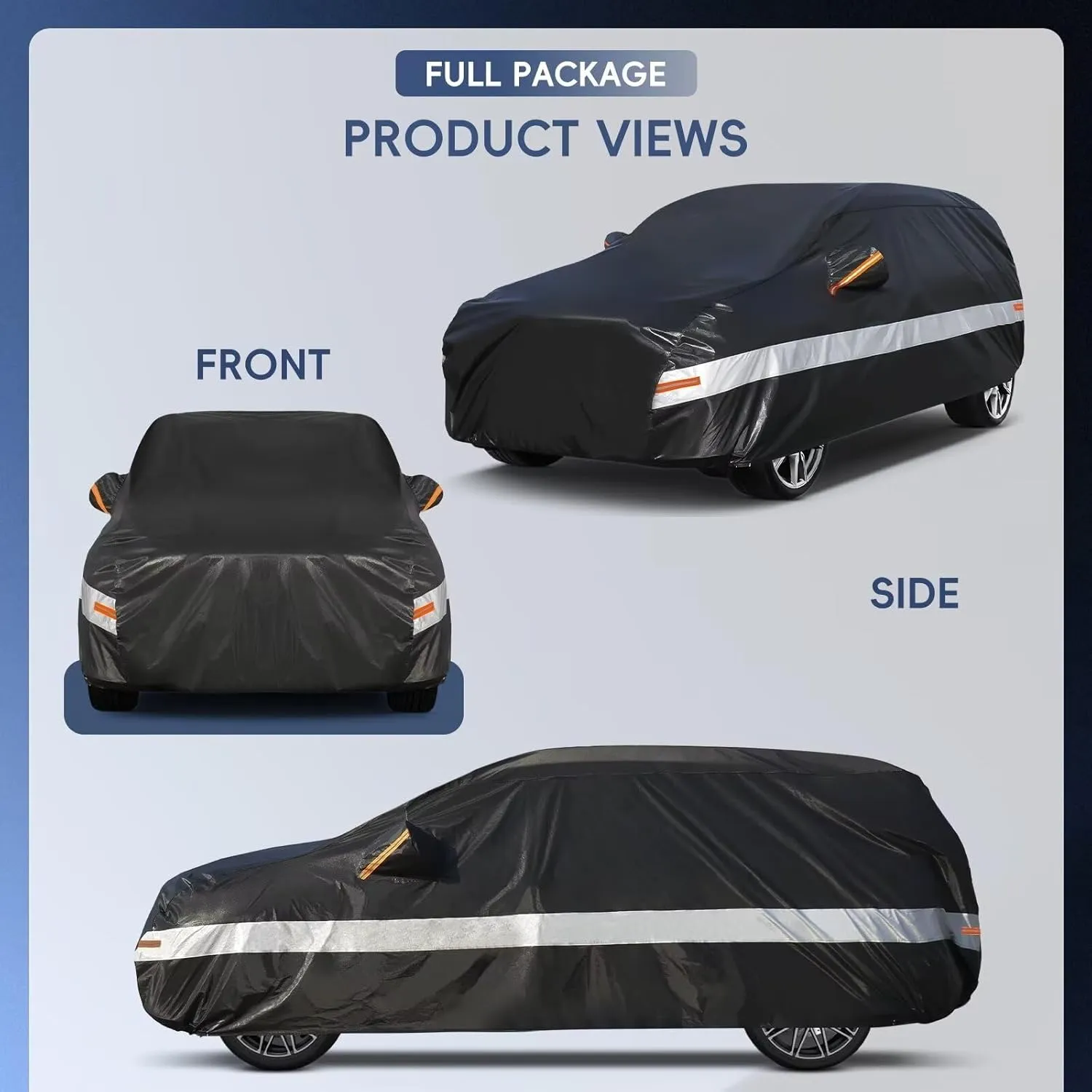 SUV Car Cover Custom Fit Jeep Compass 2006-2025, 100% Waterproof Breathable Outdoor Car Covers, Sun Rain Dust Snow Protection. (Ships from US Warehouse, Arrive Within 3-7 Days)