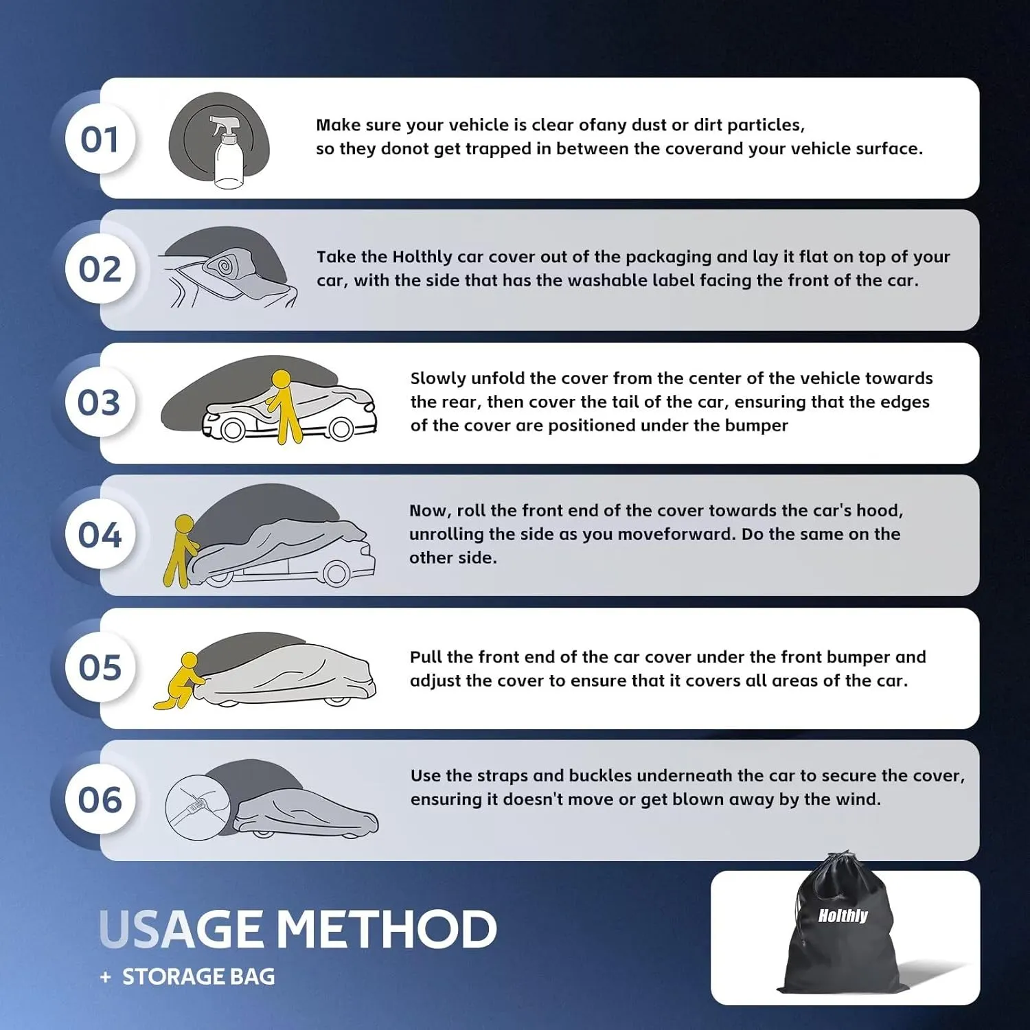 SUV Car Cover Custom Fit Jeep Compass 2006-2025, 100% Waterproof Breathable Outdoor Car Covers, Sun Rain Dust Snow Protection. (Ships from US Warehouse, Arrive Within 3-7 Days)