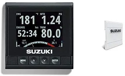 Suz uki OEM SMIS Multifunction LCD Gauge Display Part Number 990C0-01C10 with Protective Cover 990C0-10C10