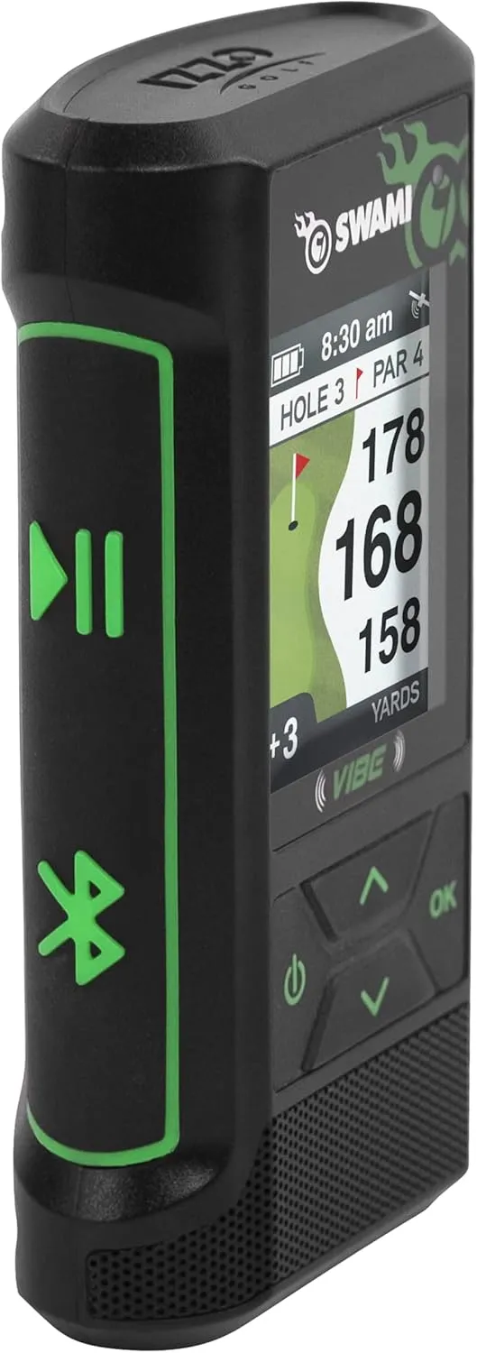 Swami Vibe Golf GPS - Golf GPS Bluetooth Speaker Combo