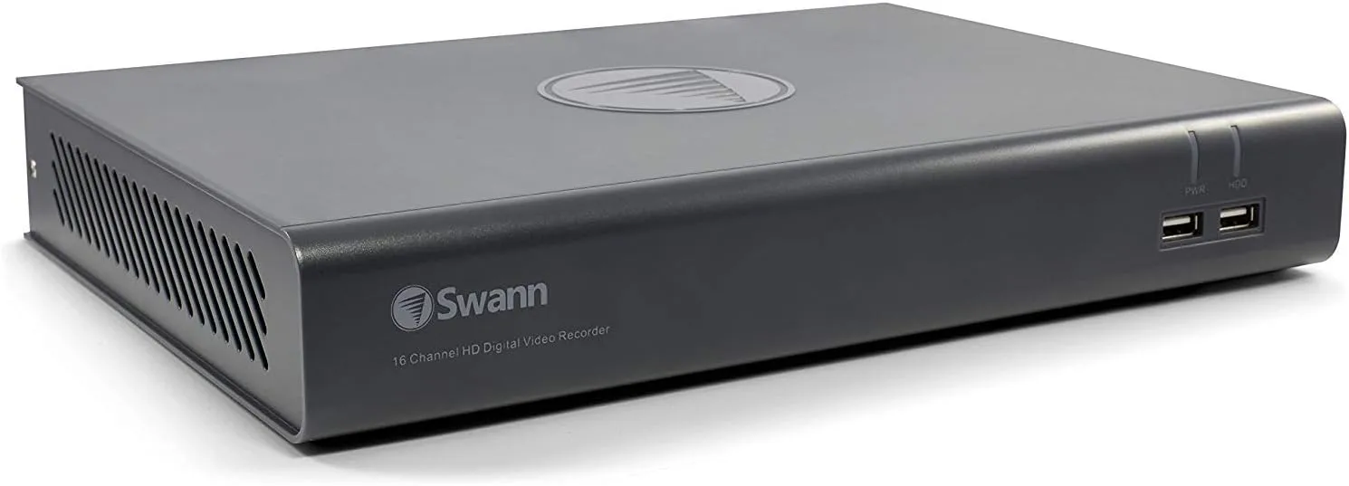 Swann 4580 DVR16-4580 16 Channel Digital Video Recorder, 1TB, HDMI, VGA, Remote Access, Works Will Select Swann Cameras Only, See Details