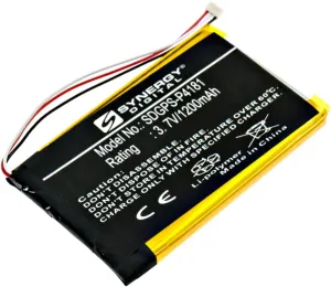 Synergy Digital GPS Battery, Compatible with Garmin Nuvi 2595LMT GPS, (Li-Pol, 3.7V, 1200mAh) Ultra High Capacity, Replacement for Garmin 361-00051-00 Battery