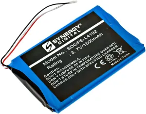Synergy Digital GPS Battery, Compatible with Garmin Nuvi 2797 GPS, (Li-ion, 3.7V, 1500mAh) Ultra High Capacity, Replacement for Garmin 361-00066-00 Battery