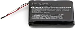 Synergy Digital GPS Battery, Compatible with Garmin ZUMO 390LM GPS, (Li-Pol, 3.7V, 1800mAh) Ultra High Capacity, Replacement for Garmin 361-00059-00 Battery