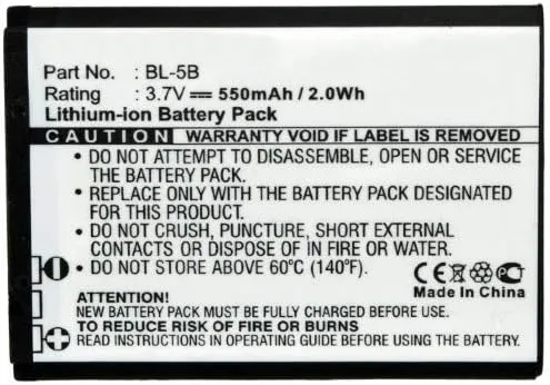 Synergy Digital GPS Battery, Compatible with Minox DCC 5.0 GPS, (Li-ion, 3.7, 550mAh) Ultra High Capacity, Replacement for iSpan BTA002 Battery