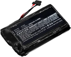 Synergy Digital GPS Battery, Compatible with Tomtom Rider 550 GPS, (Li-ion, 3.7V, 2500mAh) Ultra High Capacity, Replacement for Tomtom VF3W Battery