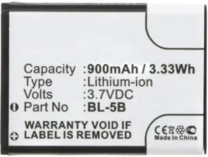 Synergy Digital GPS Battery, Compatible with Vertu RHV-8 GPS, (Li-ion, 3.7, 900mAh) Ultra High Capacity, Replacement for iSpan BTA002 Battery
