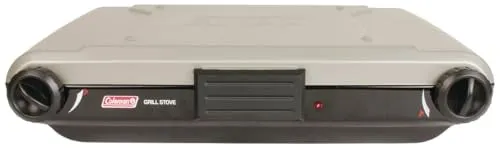 Tabletop 2n1 Grill & Stove w/ 2 Adjustable Burners, Propane Grill/Stove