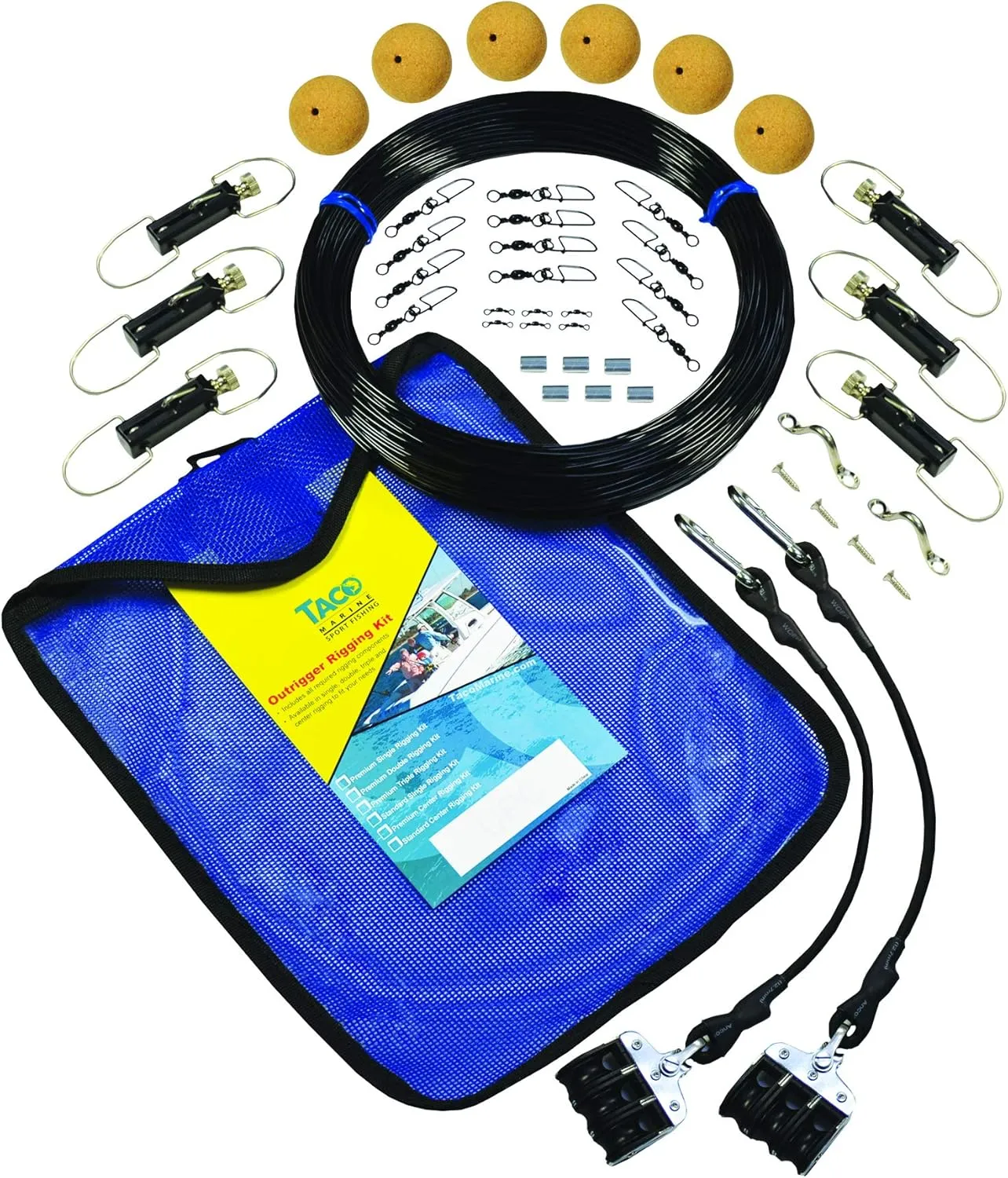 Taco Marine RK-0003MP Premium Triple Mono Rigging Kit