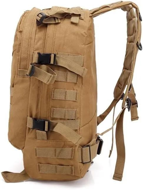 Tactical Backpack Military Molle Hiking 36-55L Camouflage outdoor sports black
