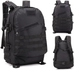 Tactical Backpack Military Molle Hiking 36-55L Camouflage outdoor sports black