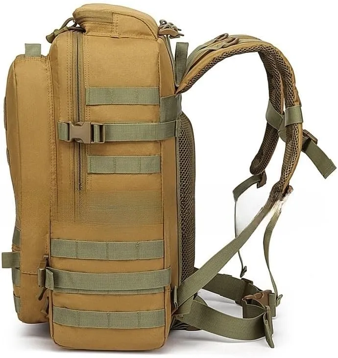 Tactical Backpack Military Molle Hiking 56-75L : Military fan outdoor hiking mountaineering bag tactical bag digital camouflage