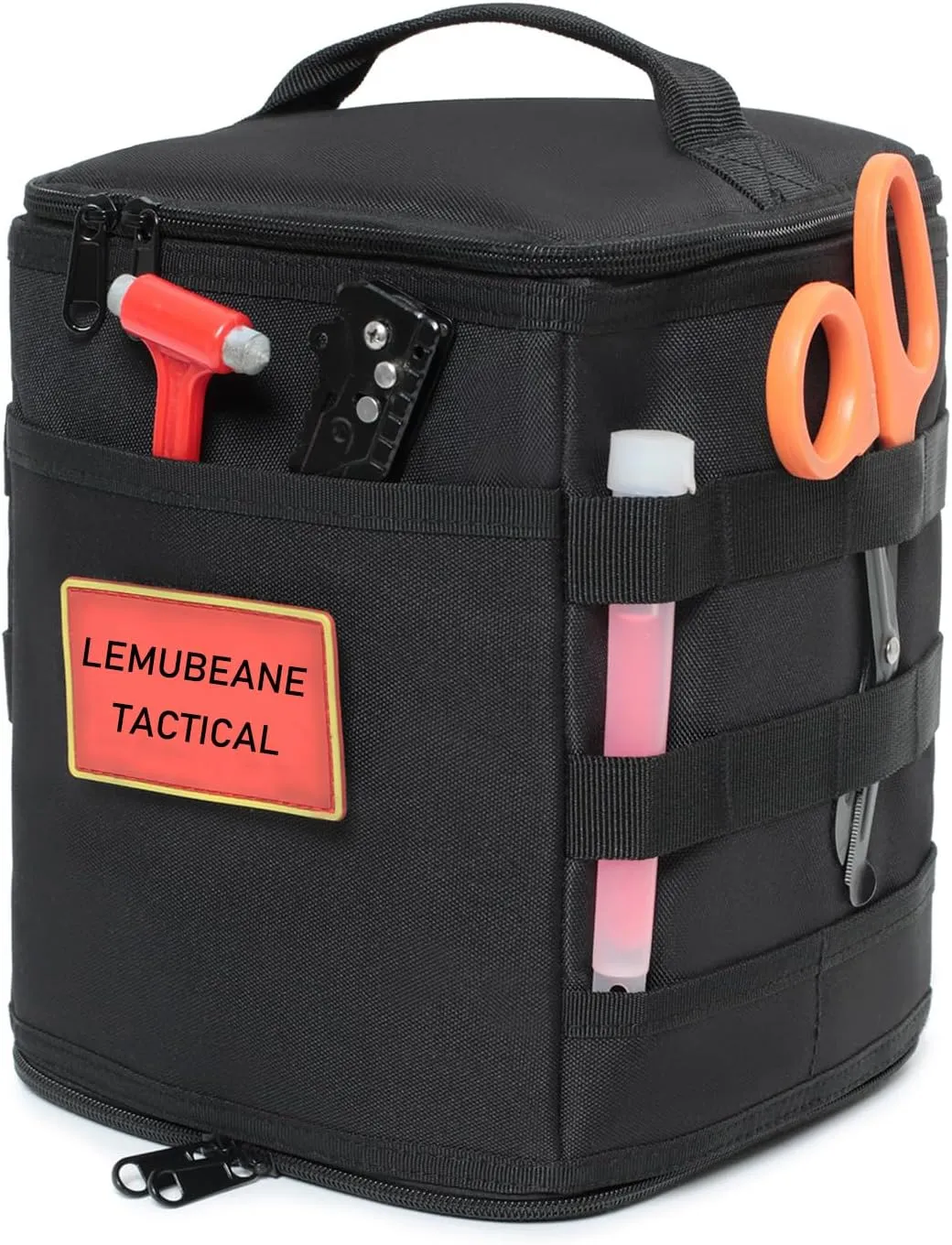 Tactical Camping Storage Bag 7L Utility Tote Bag Trunk Organizer (Coyote Brown)