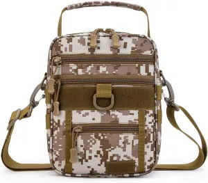 Tactical Shoulder Bag Outdoor Sling Backpack Military Sport Concealed Carry for Range Travel Hiking(Yellow) (Yellow-1)