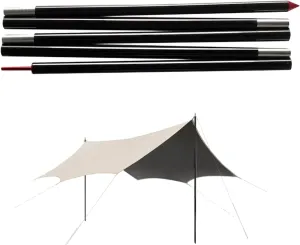Tarp Poles - Portable Adjustable Tarp Pole | Portable Heavy Duty Aluminum Tent Poles, Outdoor Camping Accessories for Canopy Awning Shelter Tent Pole Thickened Aluminum Alloy Canopy Pole Foyer