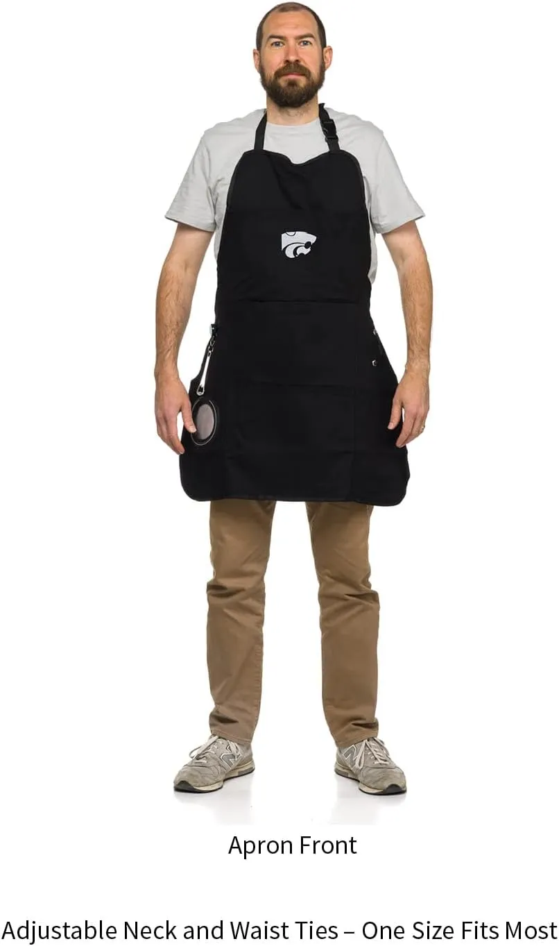 Team Sports America University of Michigan Grilling Apron | Bottle Opener and Insulated Beverage Holder | Adjustable Straps