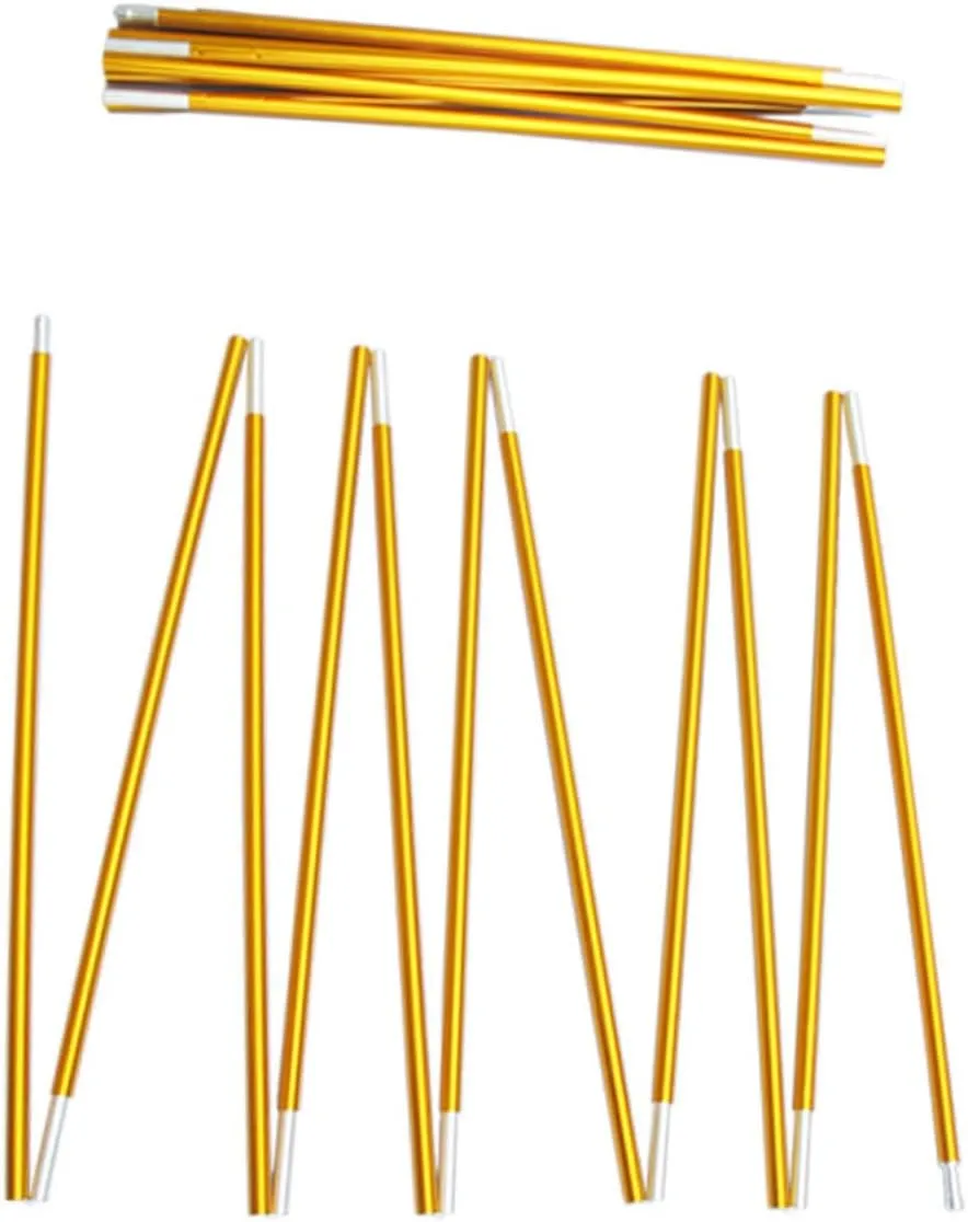 Tent Poles Tent Canopy Pole Tarps Heavy Duty Camping Tents Canopy Support Tool Portable Tent Anti-Over