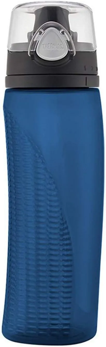 Thermos 10792 Hydration Water Bottle with Meter, Midnight Blue, 710 ml