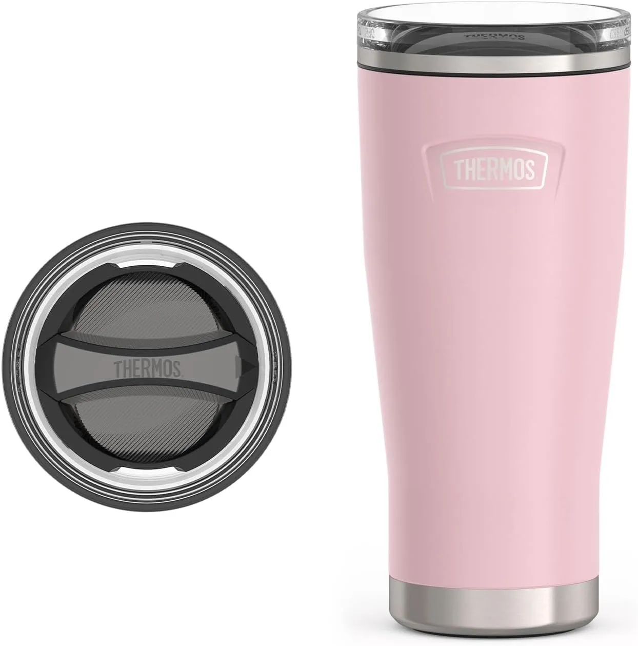 THERMOS ICON SERIES, Stainless Steel Cold Tumbler, 24 Ounce, Glacier