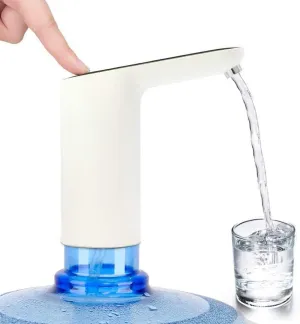 TOPROAD Water Bottle Pump, USB Charging Universal Electric Water Dispenser,Upgrade Touch Button Automatic Drinking Water Jug Pump for 2-5 Gallon Bottle