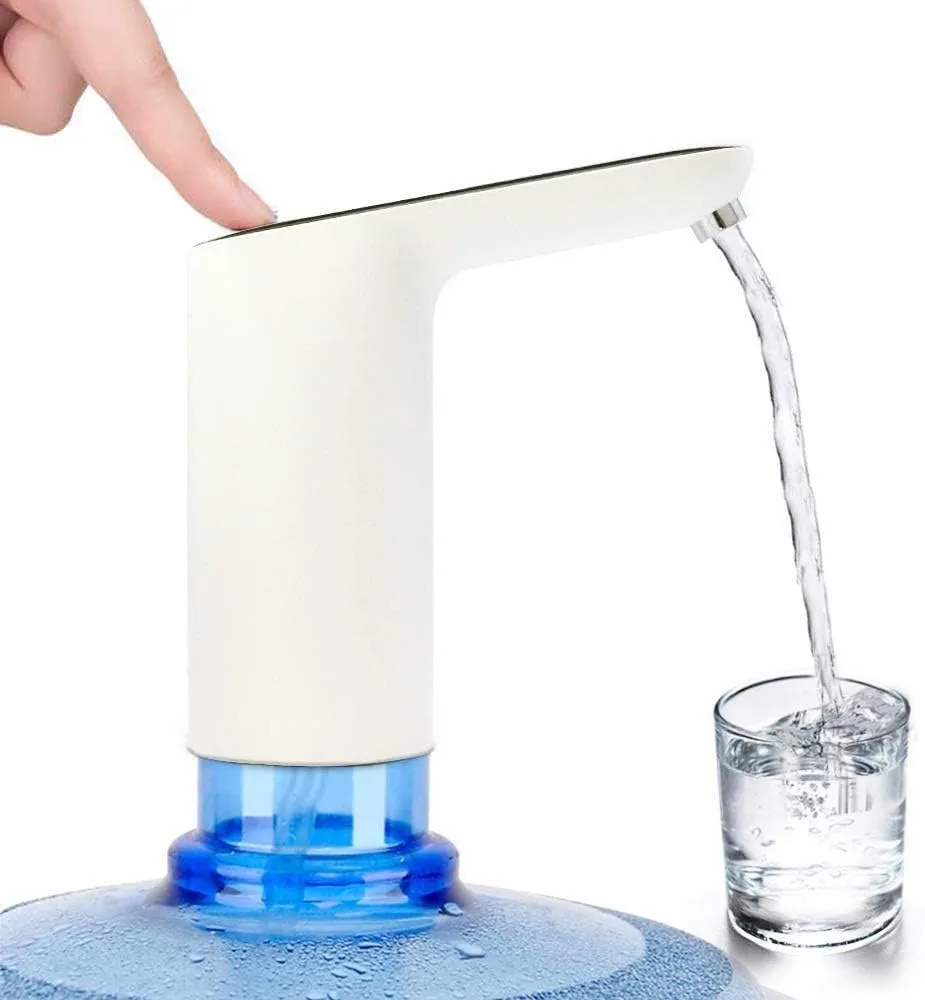 TOPROAD Water Bottle Pump, USB Charging Universal Electric Water Dispenser,Upgrade Touch Button Automatic Drinking Water Jug Pump for 2-5 Gallon Bottle